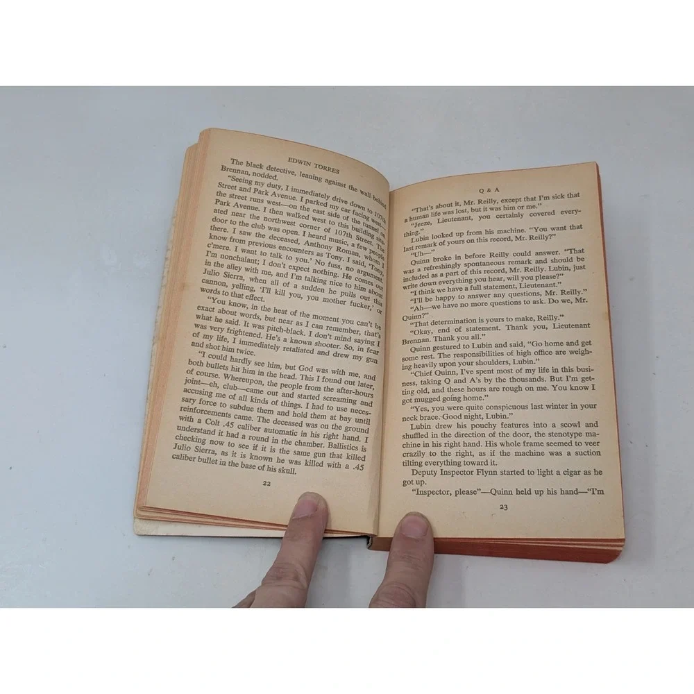 Q and A Q&A by Edwin Torres‎ First 1st Edition Vintage Paperback Book 1978 70s